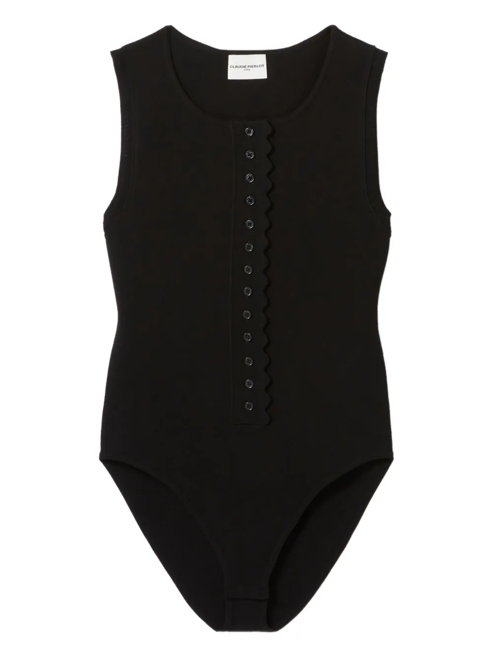 Claudie Pierlot Body con bottoni - Nero