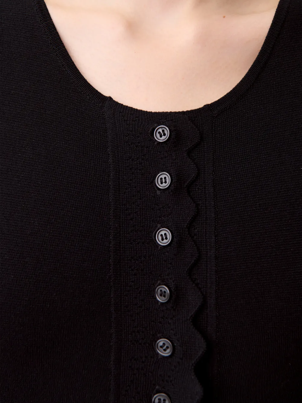 Button-Fastening Bodysuit