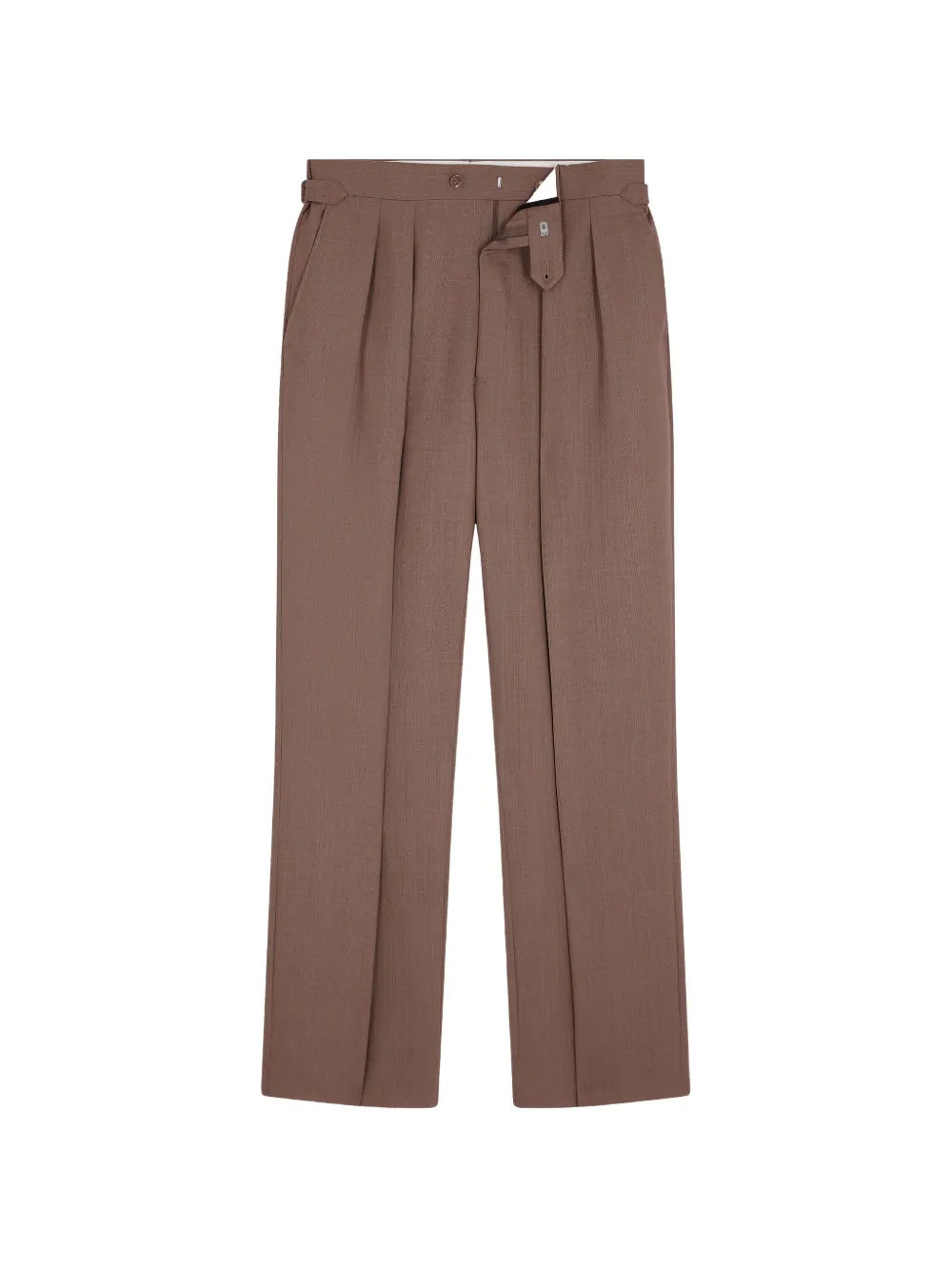 FURSAC pleated wide-leg trousers - Marrone