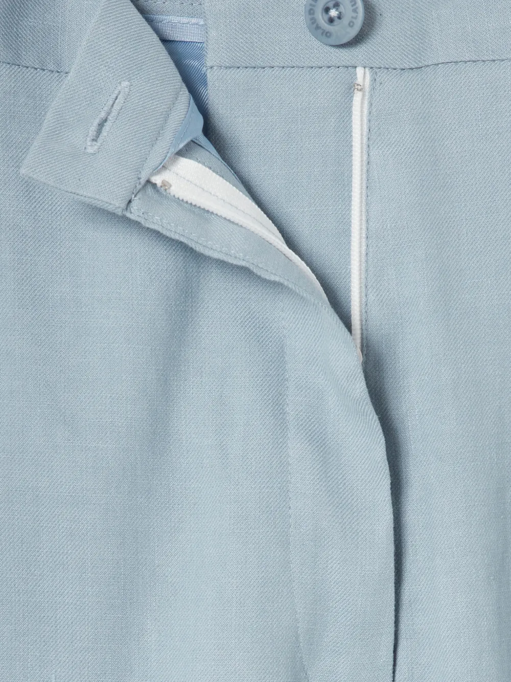 Button Straight Trousers