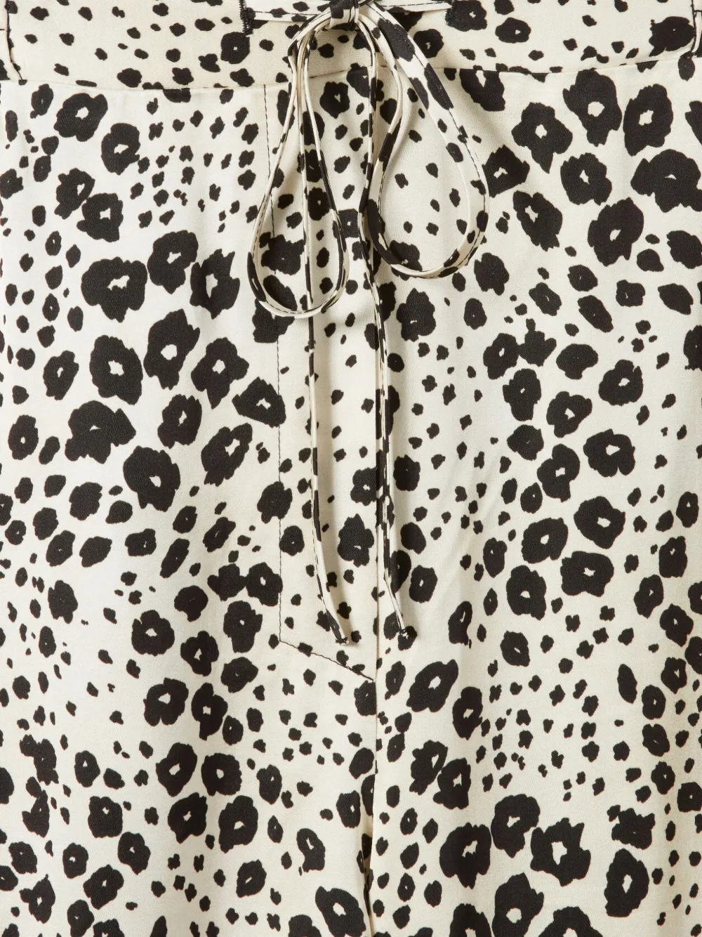 Printed Drawstring Trousers
