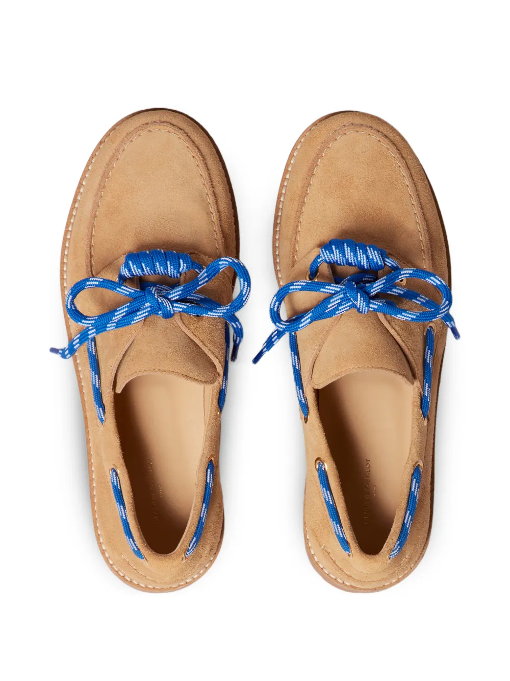 Claudie Pierlot Bootschoenen met vetersluiting Beige