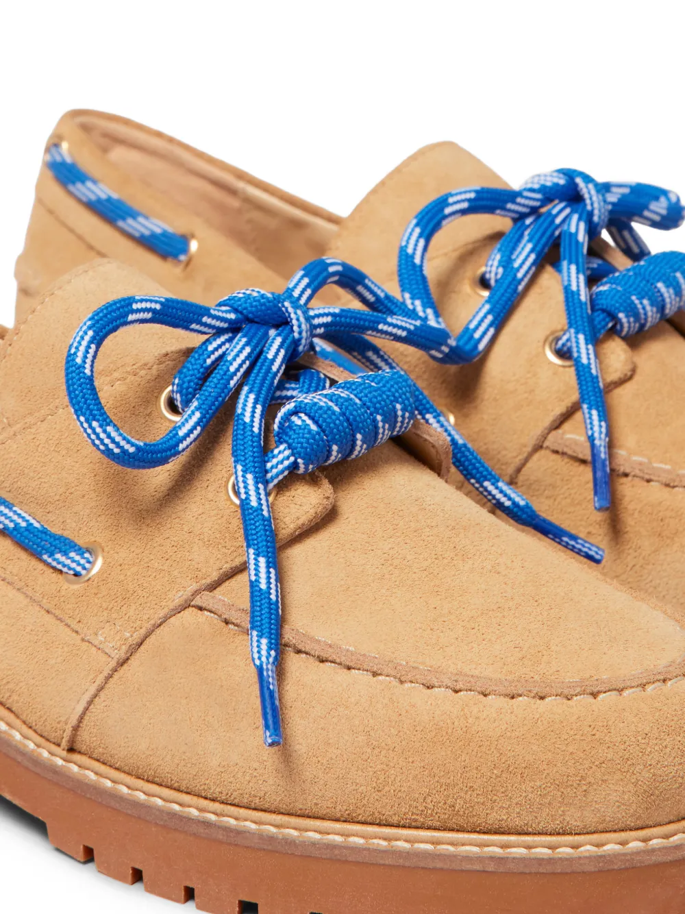 Claudie Pierlot Bootschoenen met vetersluiting Beige