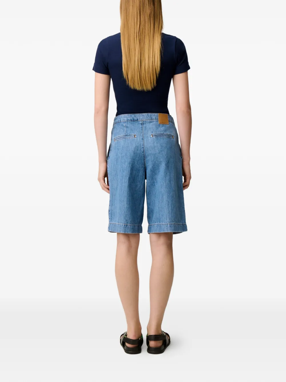 Claudie Pierlot Sailor denim shorts Blauw