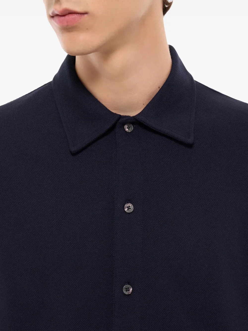 FURSAC Katoenen overhemd met lange mouwen Blauw