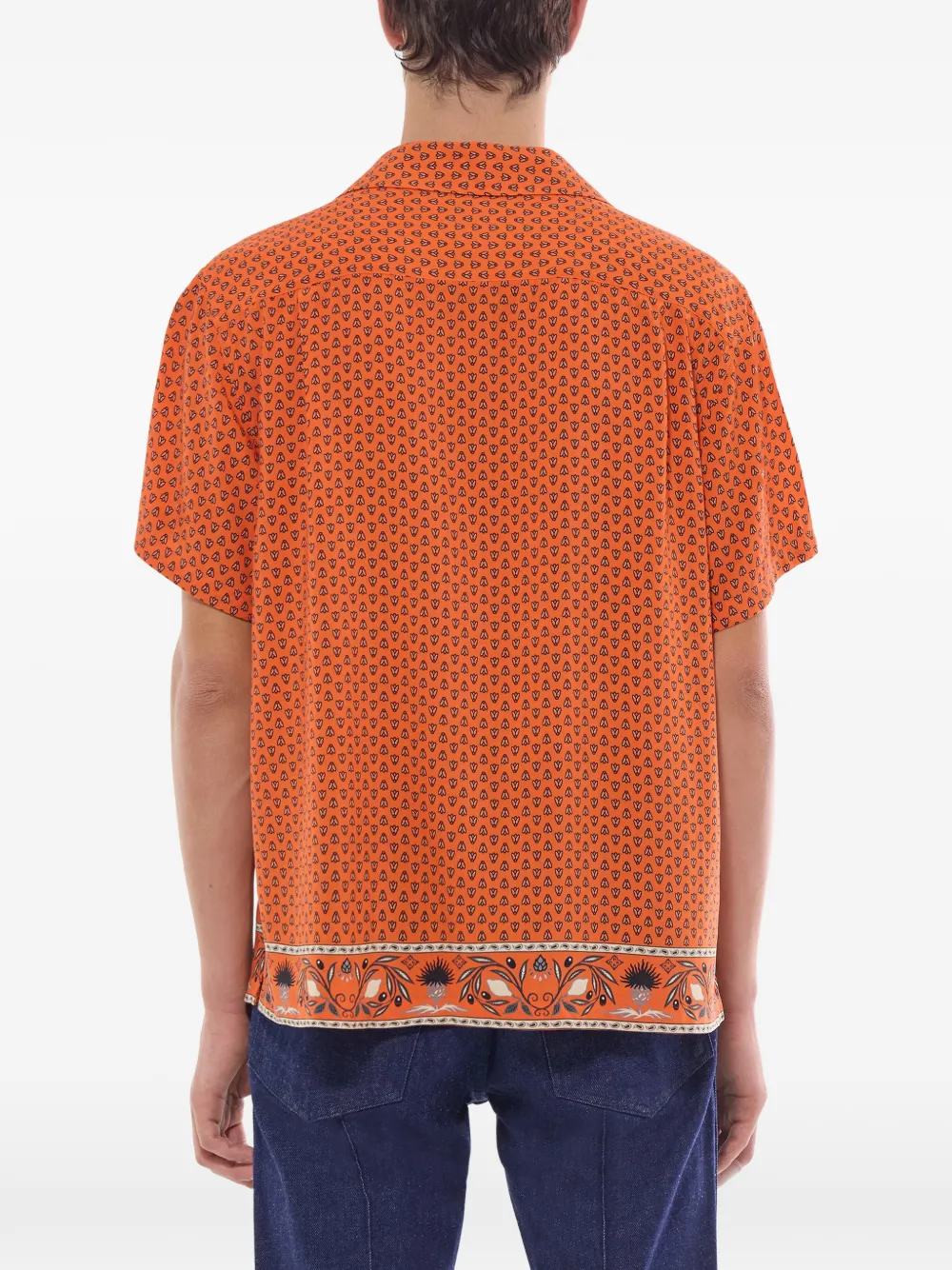 FURSAC overhemd met korte mouwen Oranje