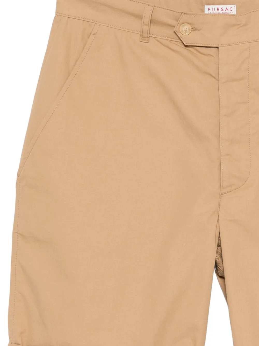  Fursac Cuffed Cargo Bermuda Shorts - Neutrals 