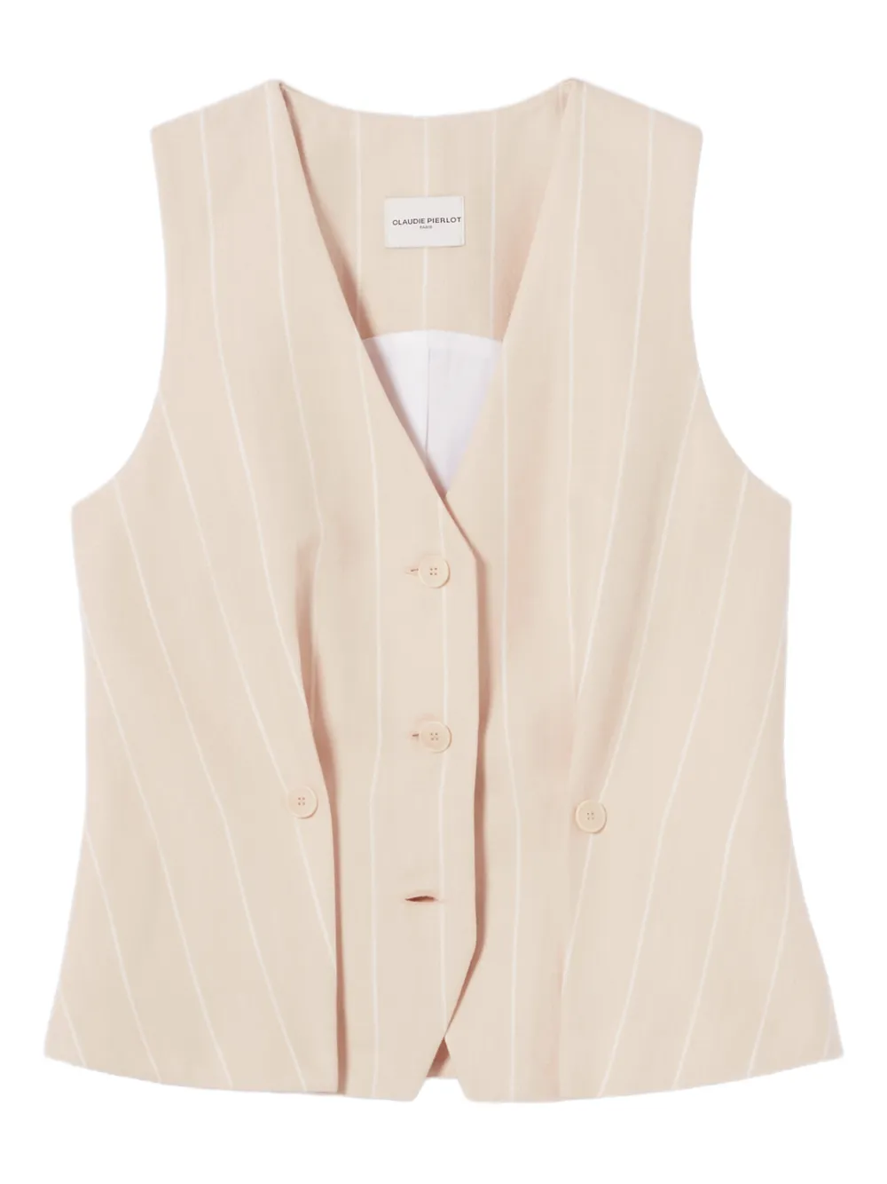 Claudie Pierlot V-neck waistcoat - Toni neutri