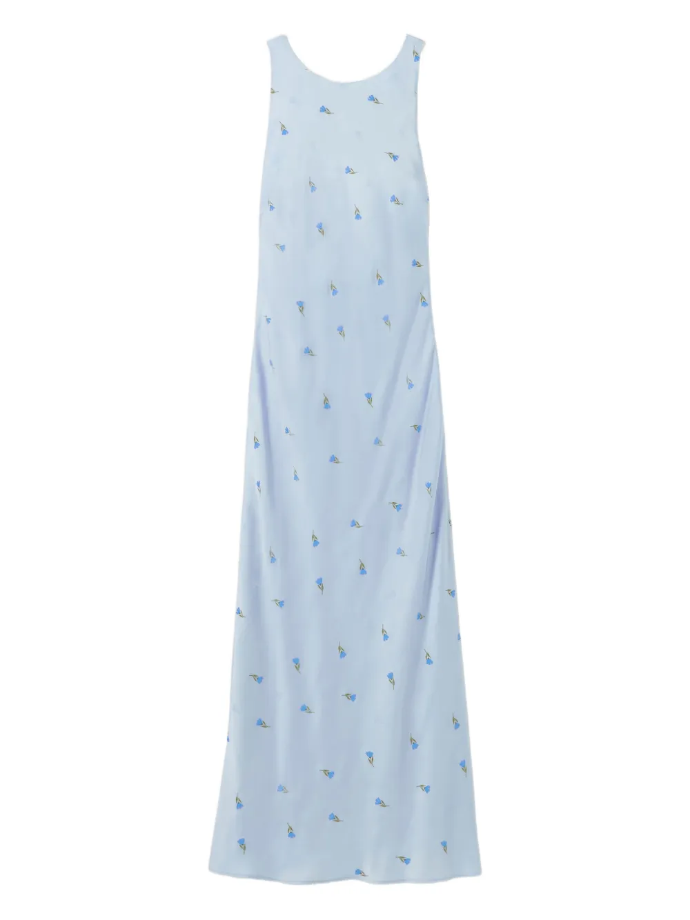 Claudie Pierlot Abito midi con dettagli incrociati - Blu