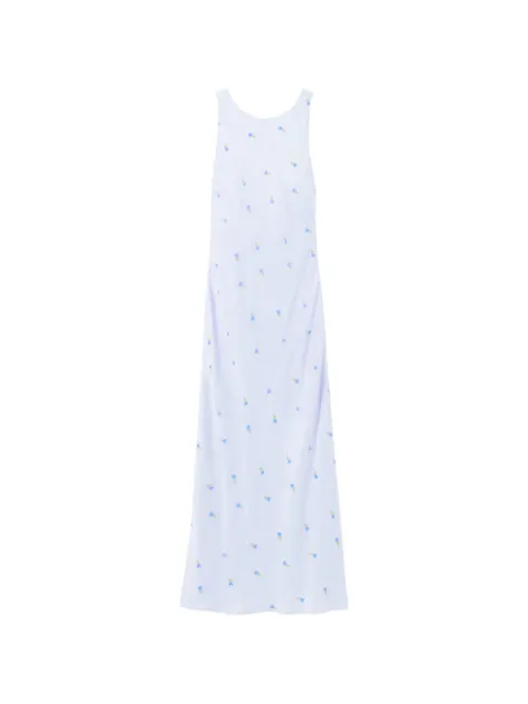 Claudie Pierlot satin open-back dress