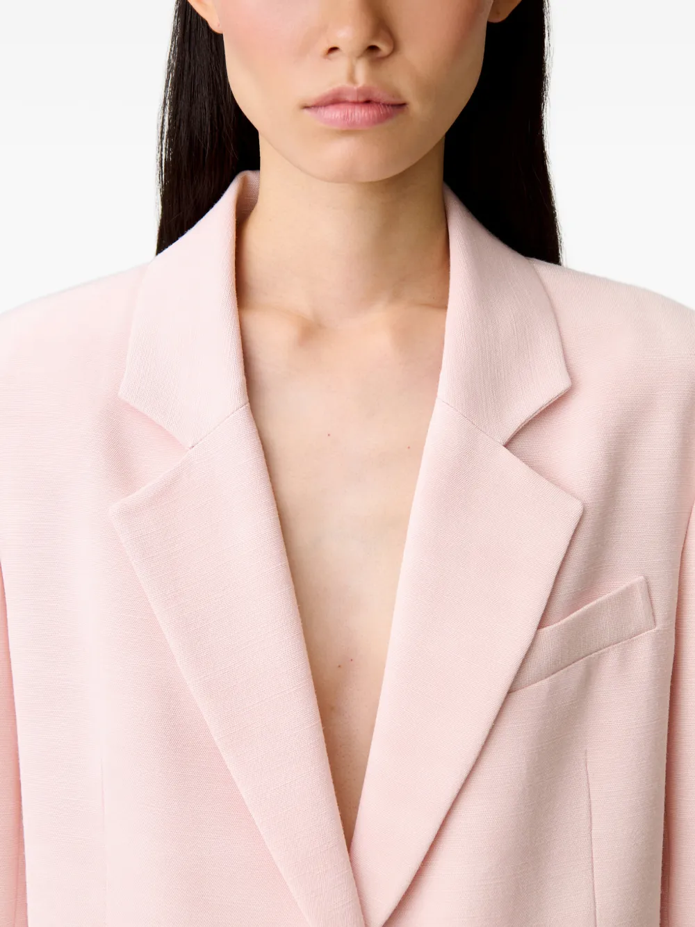 Claudie Pierlot Blazer met knoopsluiting Roze