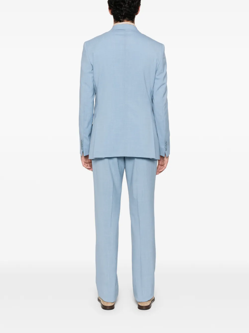 Button Fastening Wool Suit