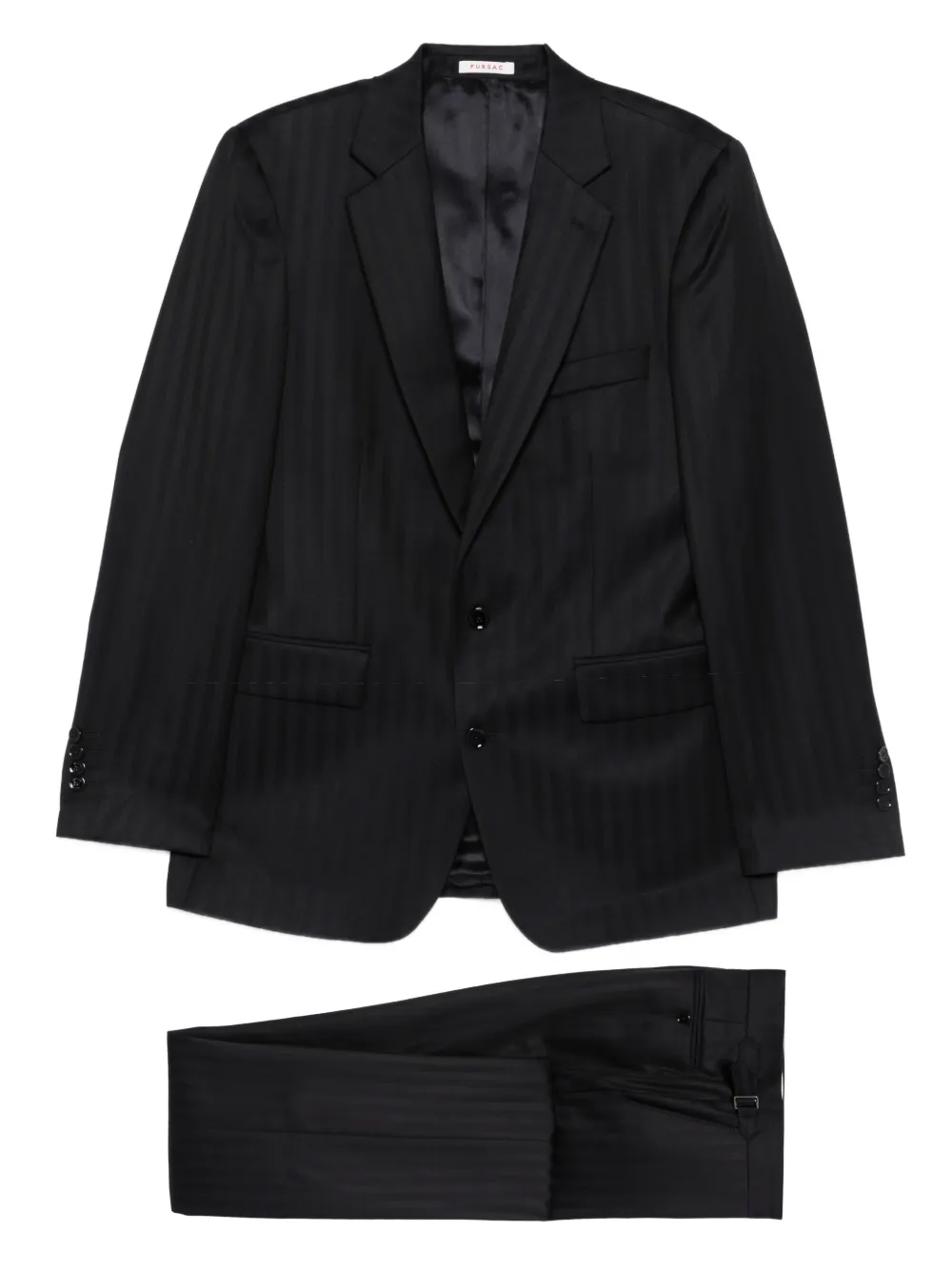 FURSAC double-breasted cotton suit - Blue