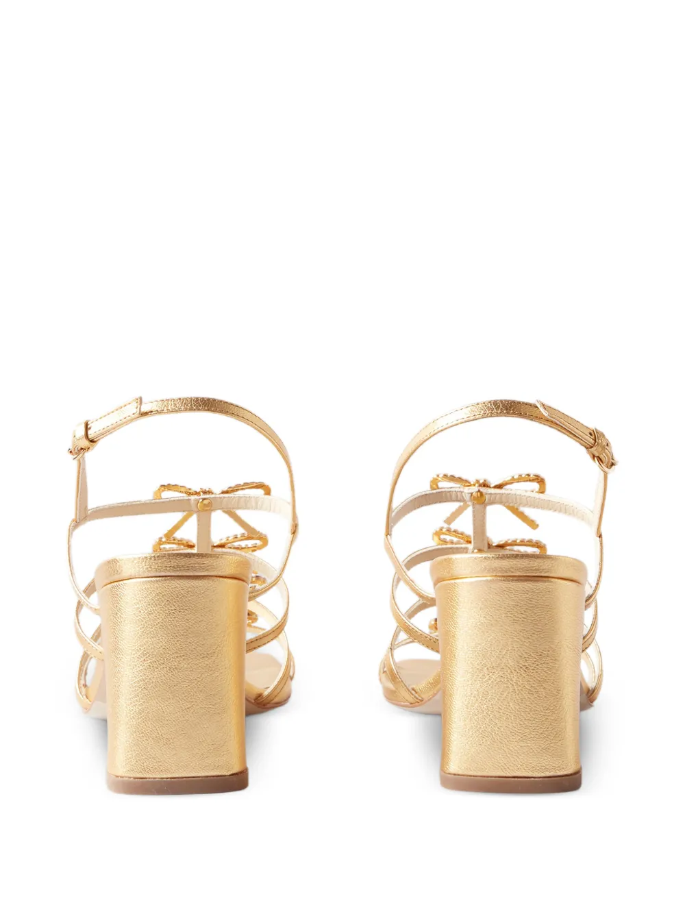 Claudie Pierlot Sandalen verfraaid met strik Goud