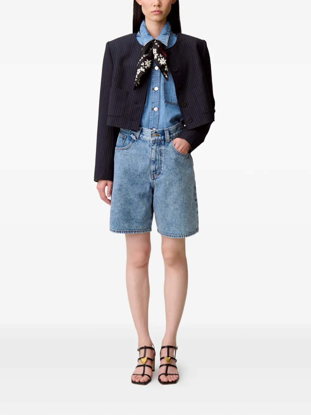 Claudie Pierlot Denim blouse - Blauw