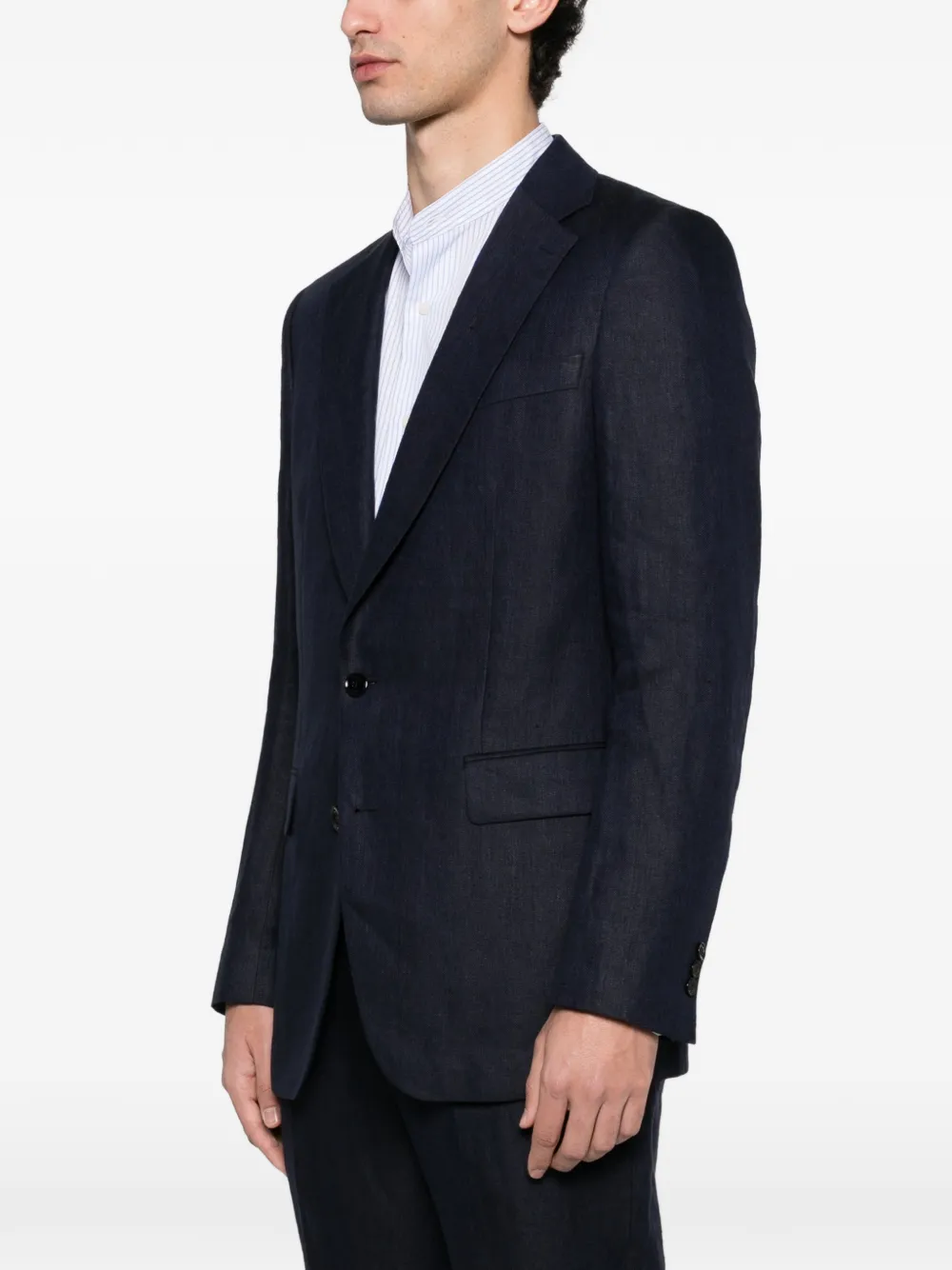  Fursac Buttoned Blazer - Blue 