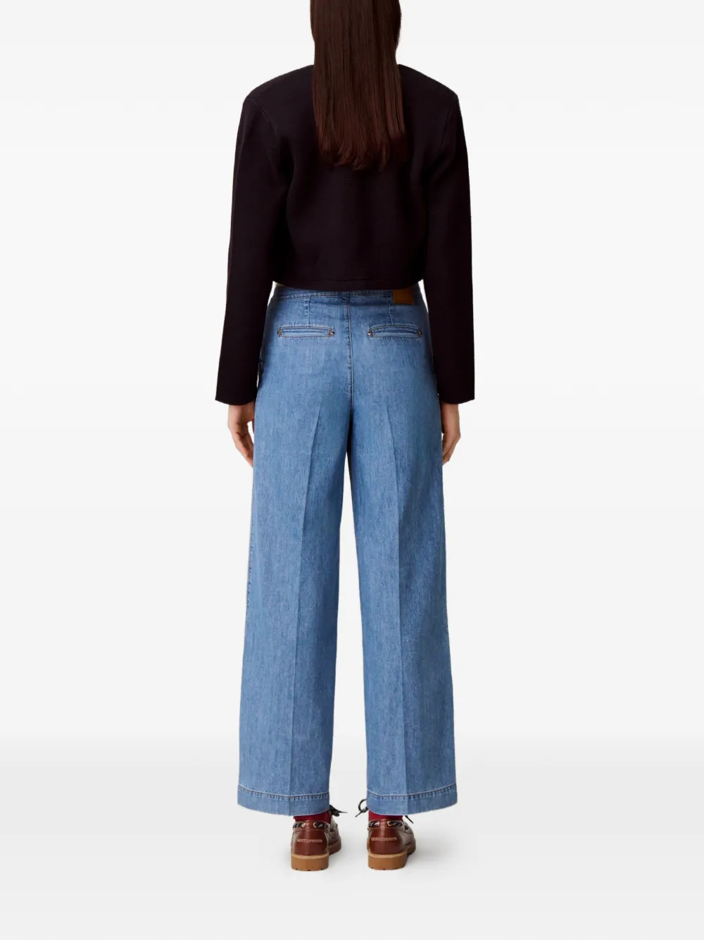 Claudie Pierlot Sailor denim jeans Blauw