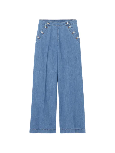 Claudie Pierlot sailor denim jeans