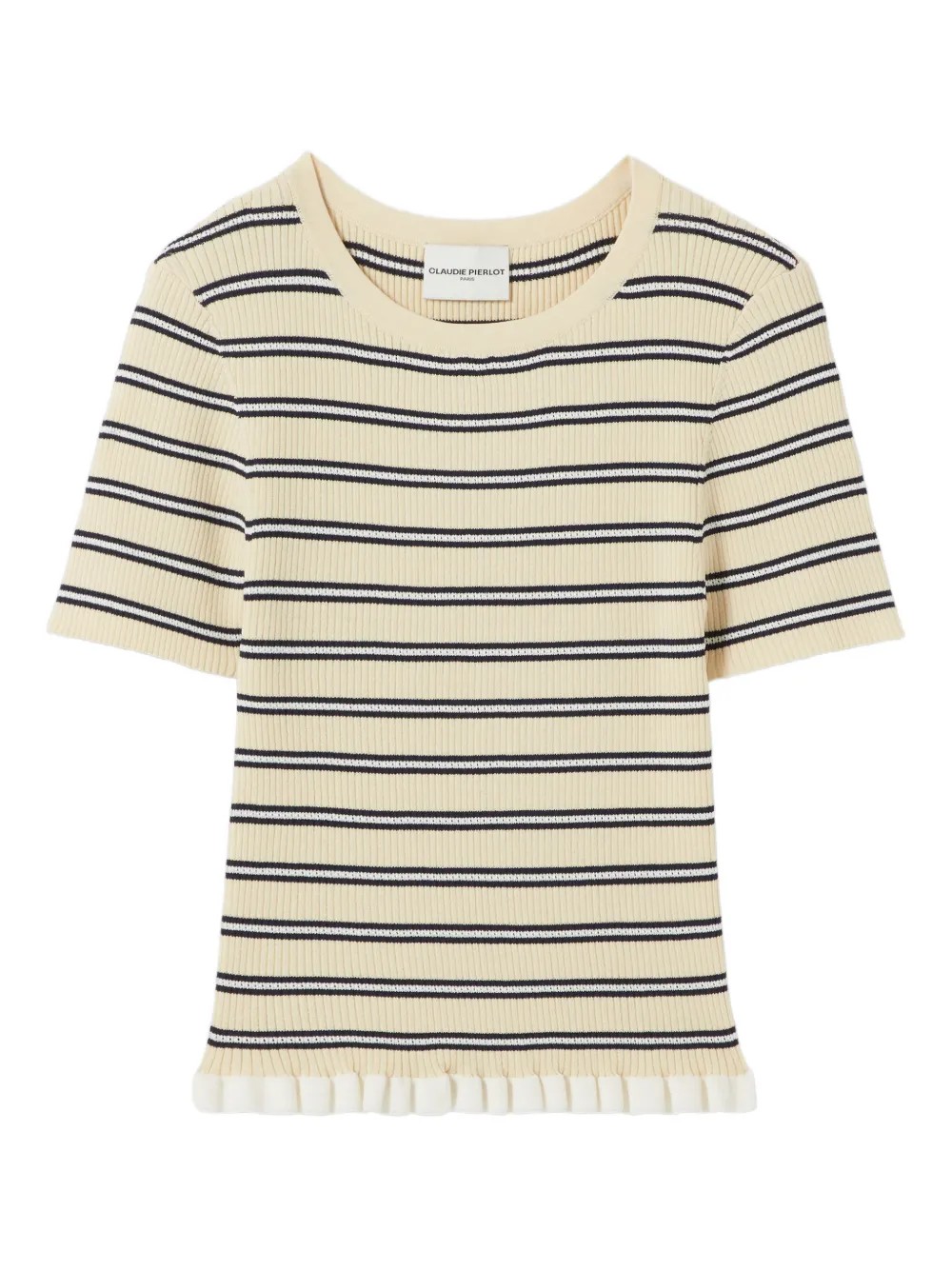 Claudie Pierlot T-shirt a righe - Toni neutri