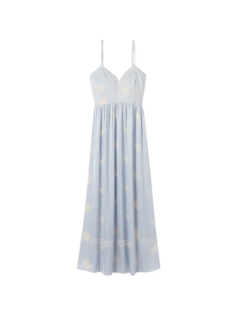 Claudie Pierlot floral embroidered midi dress