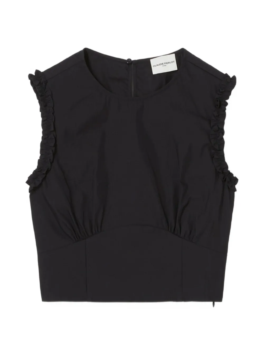 Claudie Pierlot ruffled blouse - Blu
