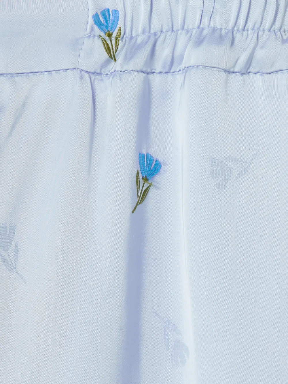 Floral-Pattern Palazzo Trousers