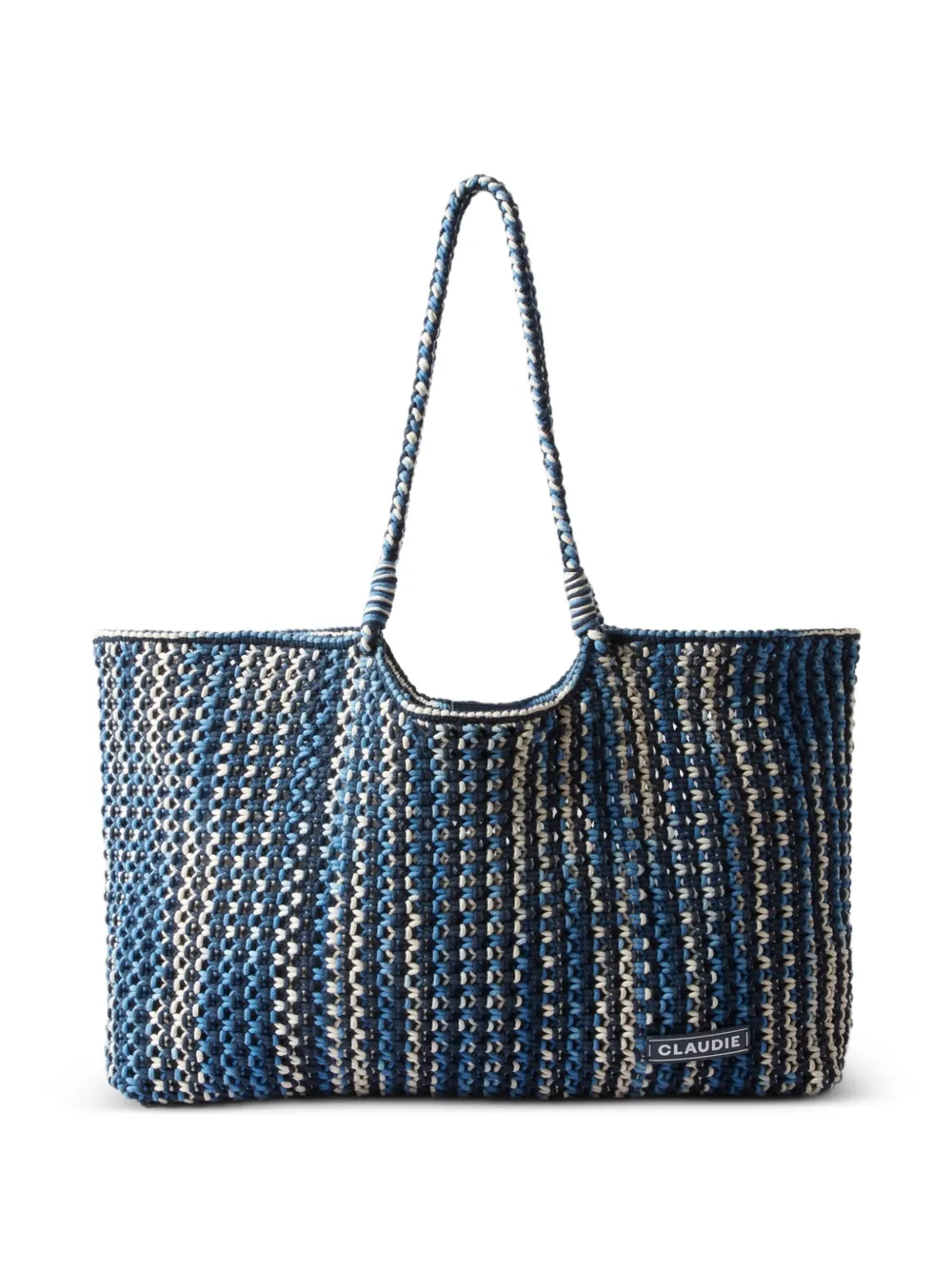 Claudie Pierlot borsa con manico intrecciato - Blu