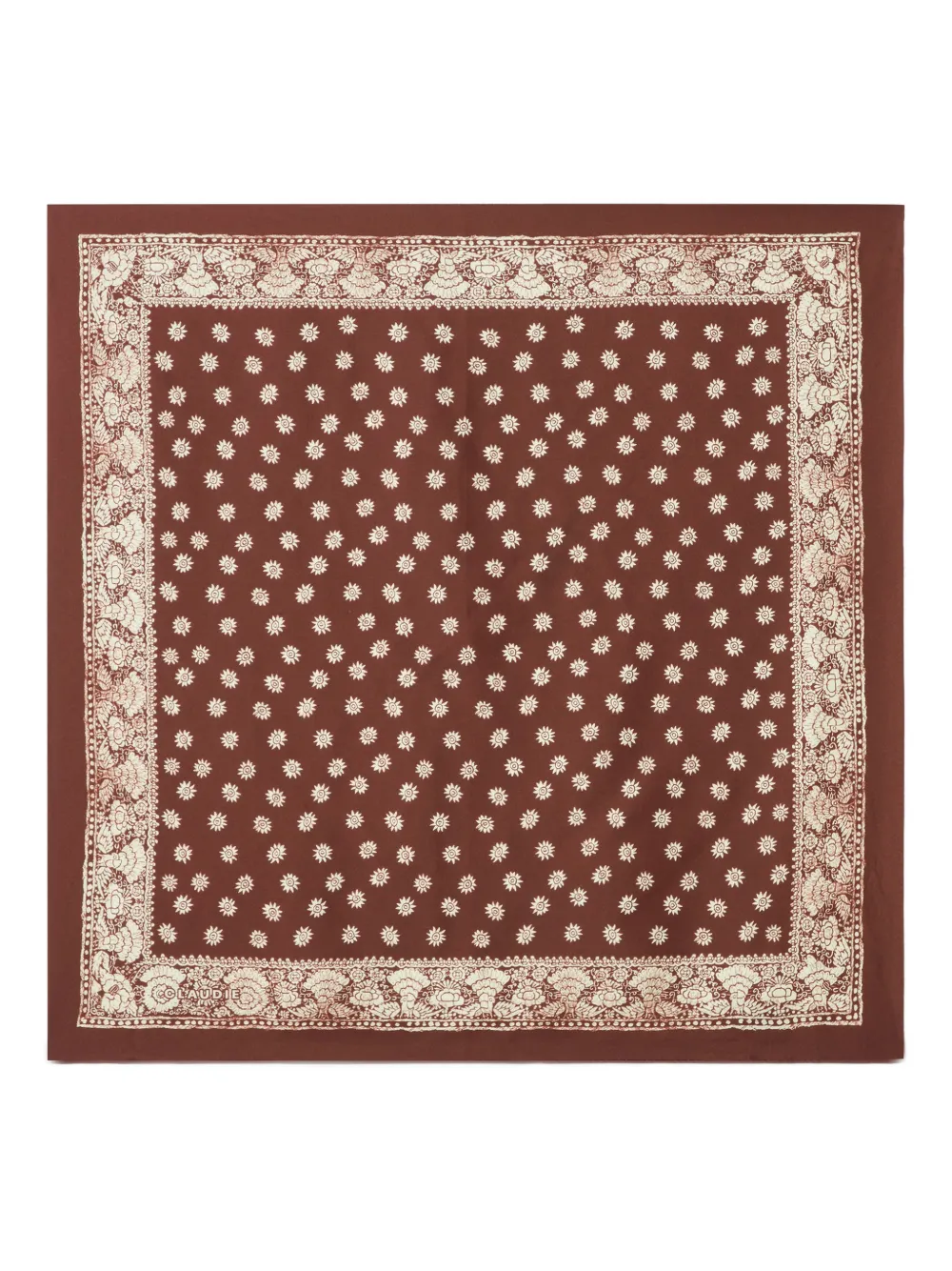 Claudie Pierlot Schal mit Blumenmuster - Braun