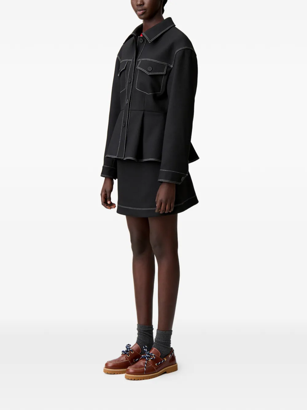  Claudie Pierlot Buttoned Jacket - Black 