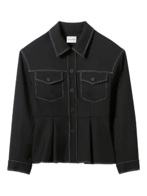 Prada トライアングルロゴ ジャケット | グレー | FARFETCH JP
