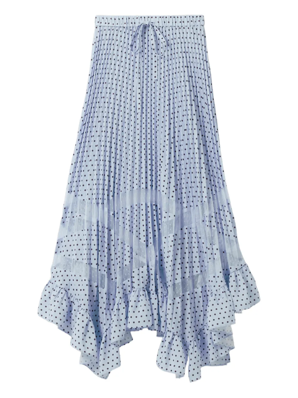Claudie Pierlot Gonna midi a pois - Blu