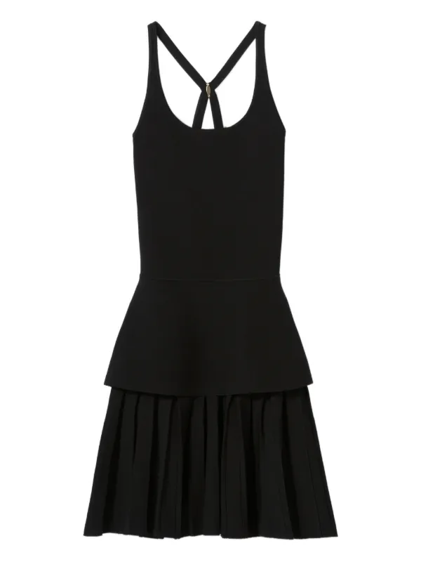 Claudie Pierlot Pleated Knit Mini Dress | Black | FARFETCH Claudie Pierlot Pleated Knit Mini Dress | Black | FARFETCH