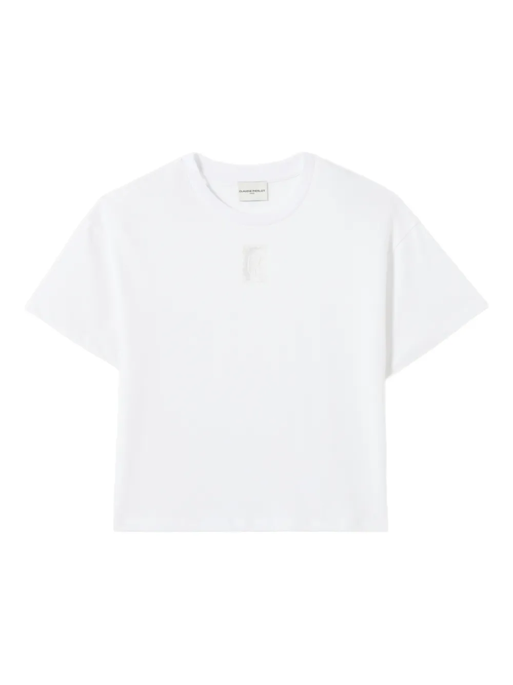 Claudie Pierlot T-shirt con logo ricamato - Bianco