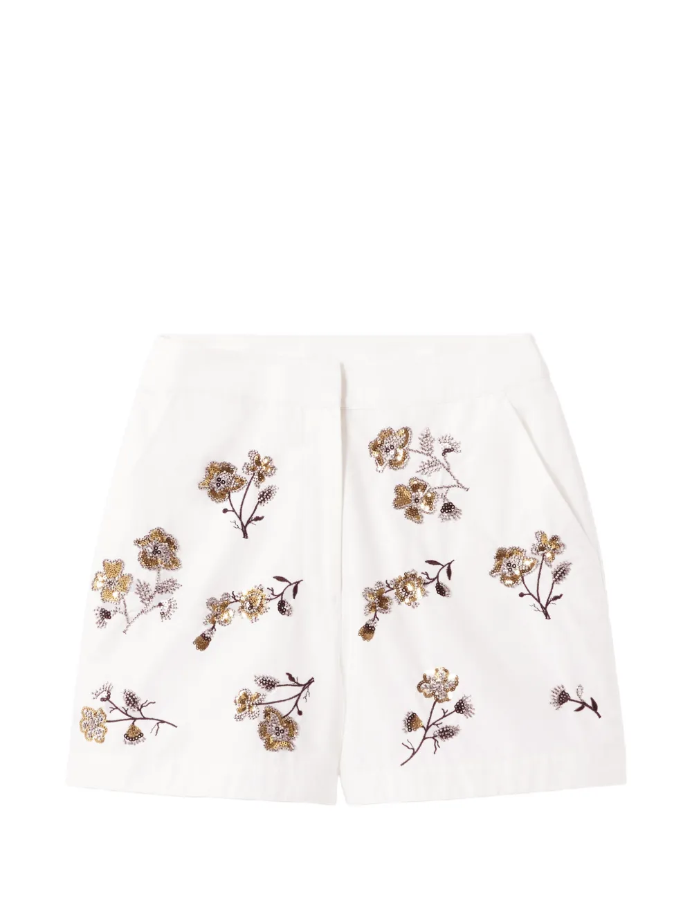 Claudie Pierlot floral shorts - Bianco