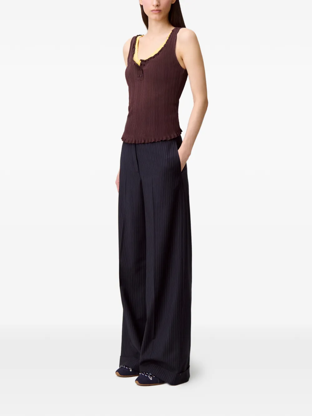 Claudie Pierlot Pantalon Blauw