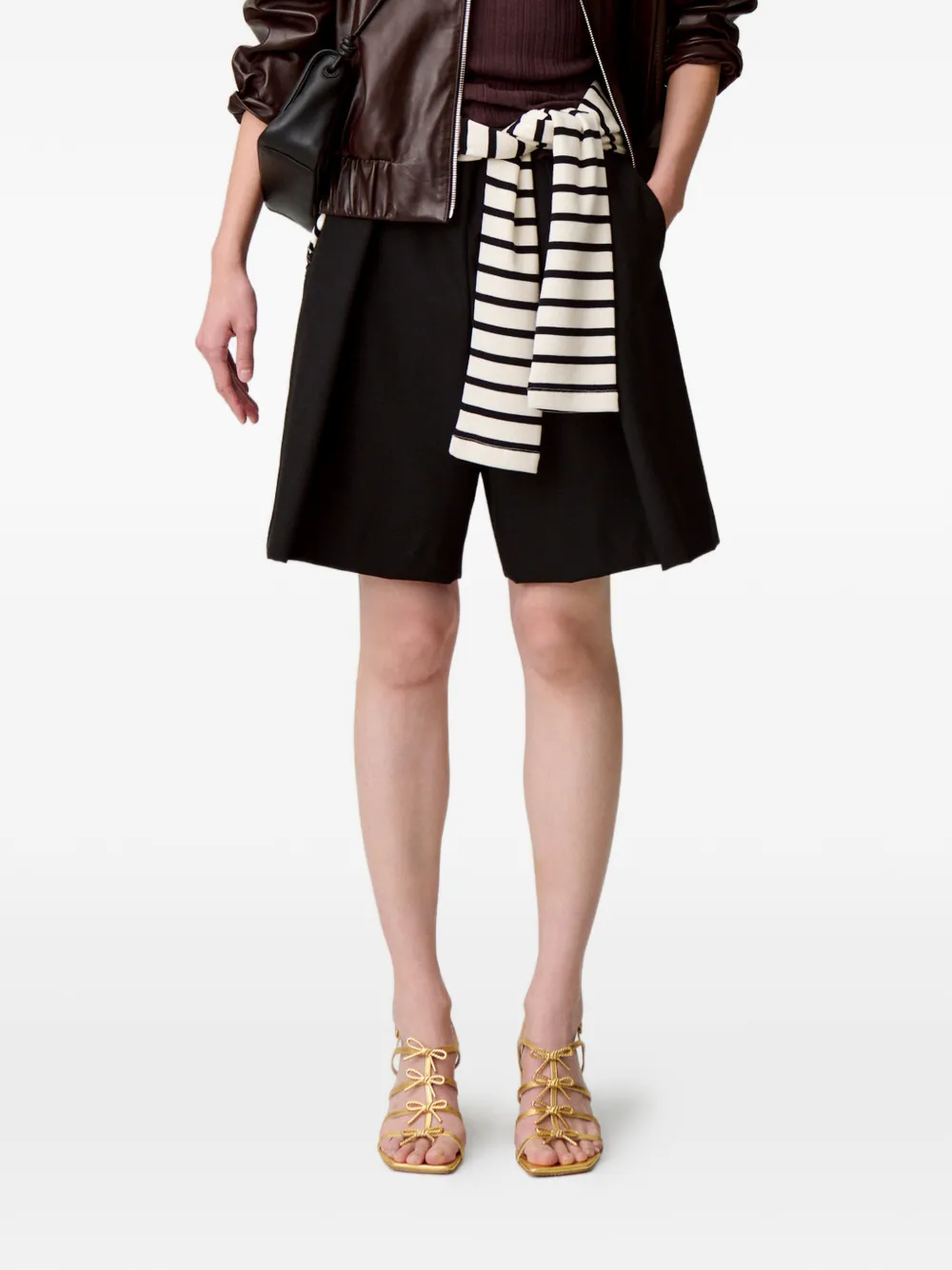 Claudie Pierlot button-detail shorts - Nero