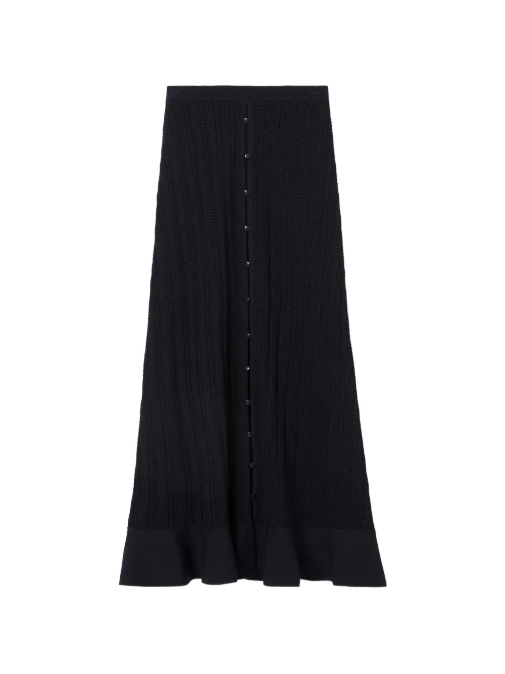 Claudie Pierlot button knit midi skirt - Blu