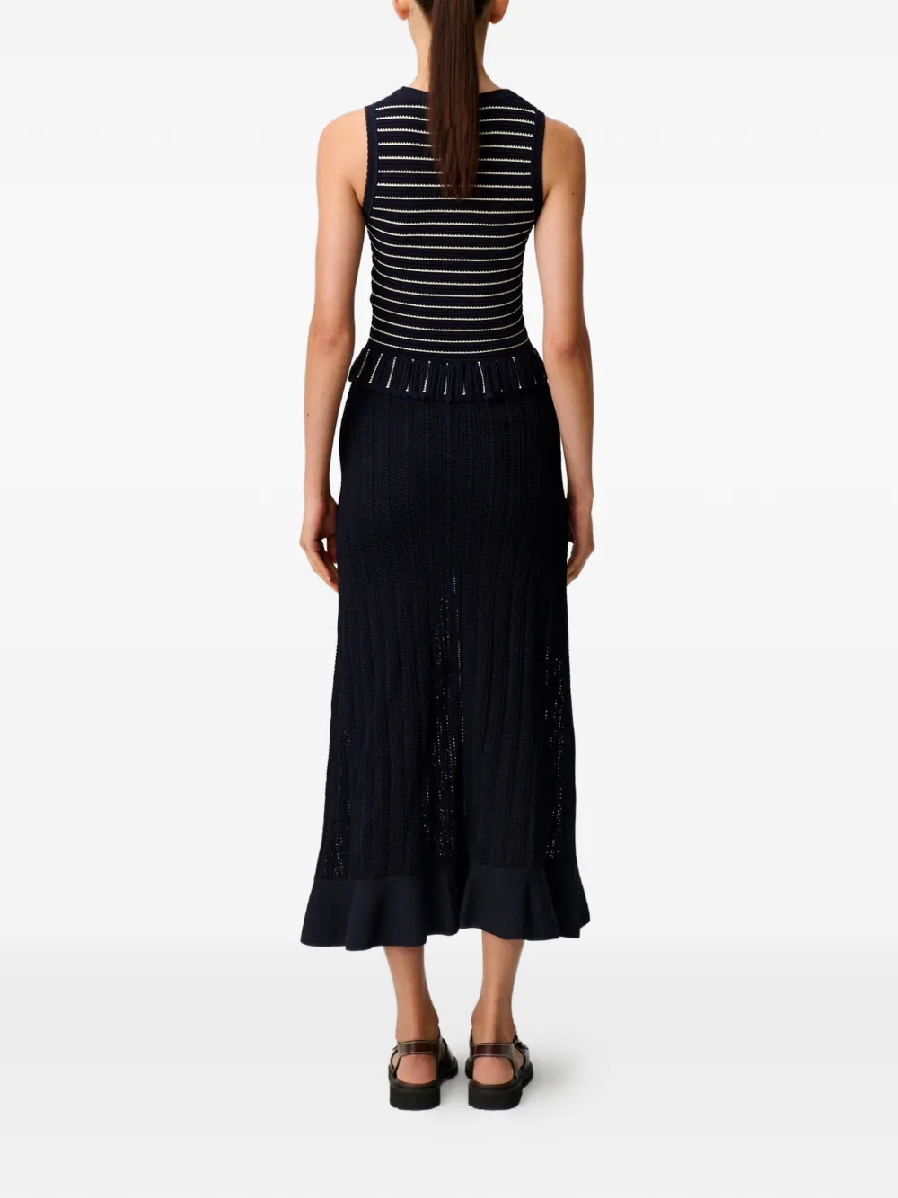 Claudie Pierlot Gehaakte rok Blauw