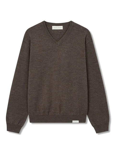 Man On The Boon. V-neck knit pullover