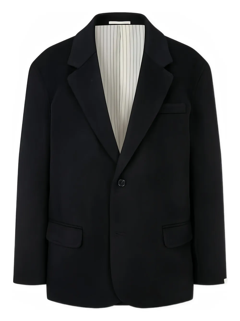 Man On The Boon. handmade cashmere blend jacket | Black | Image 1