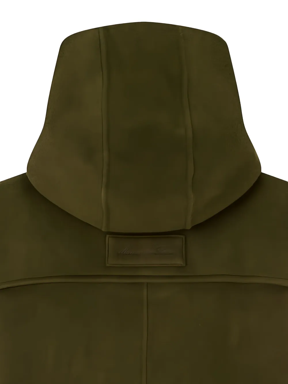 Man On The Boon. Double-faced Duffle Coat In Green