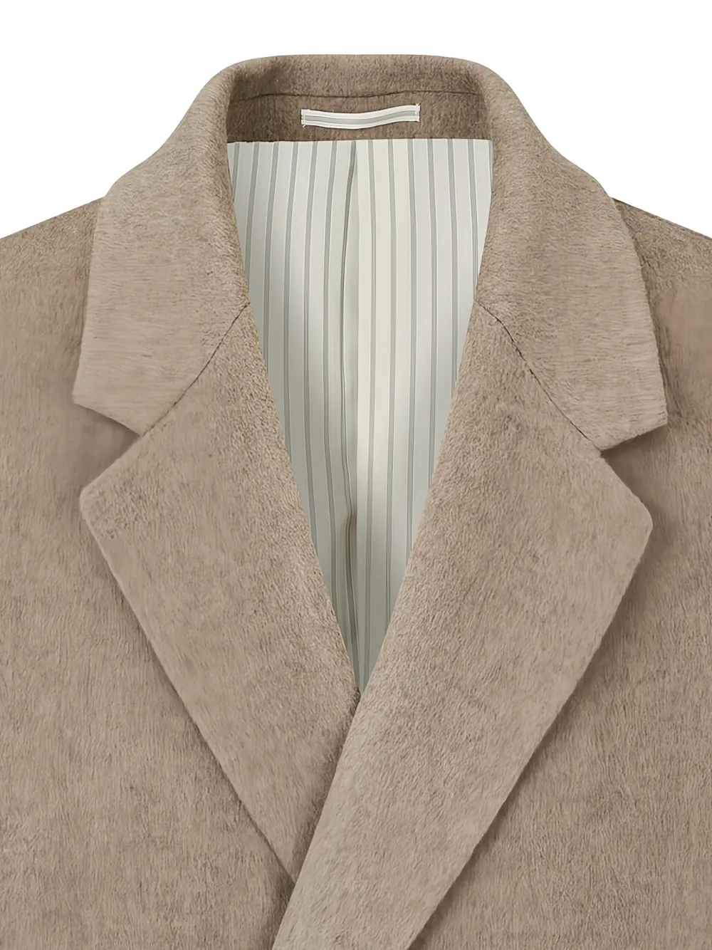 Man On The Boon. Double-breasted Coat In Brown