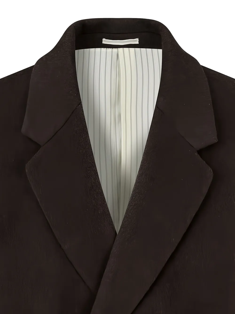 Man On The Boon. Double-breasted Blended Coat In Brown