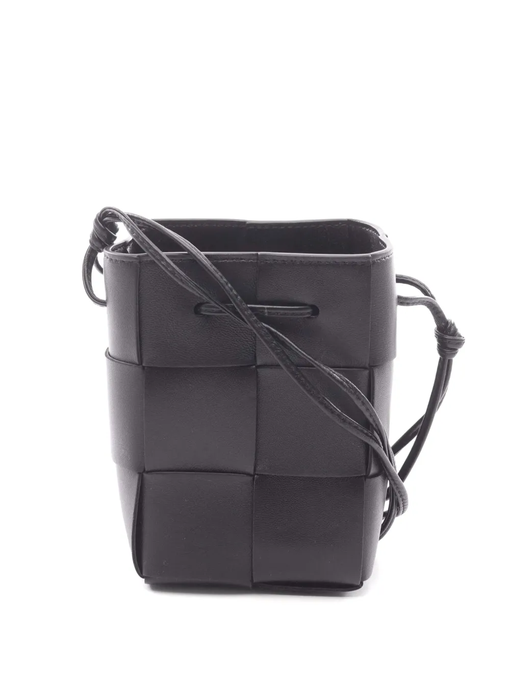 Bottega Veneta Pre-Owned 2012-2025 Mini Nappa Intrecciato Cassette Bucket shoulder bag - Nero