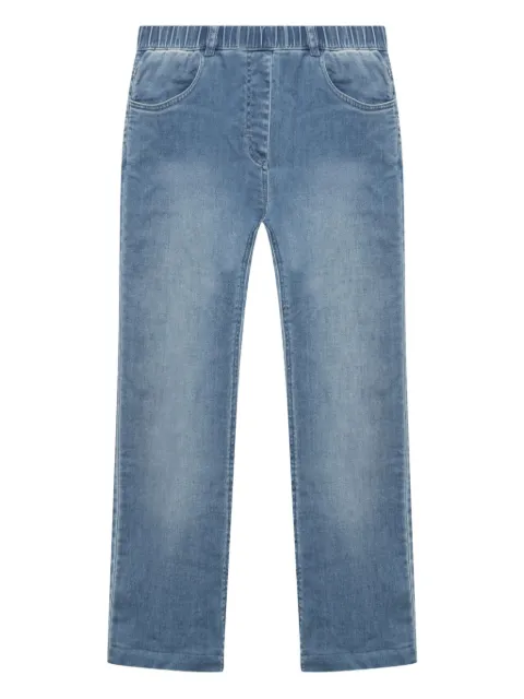 Monnalisa elasticated denim jeans