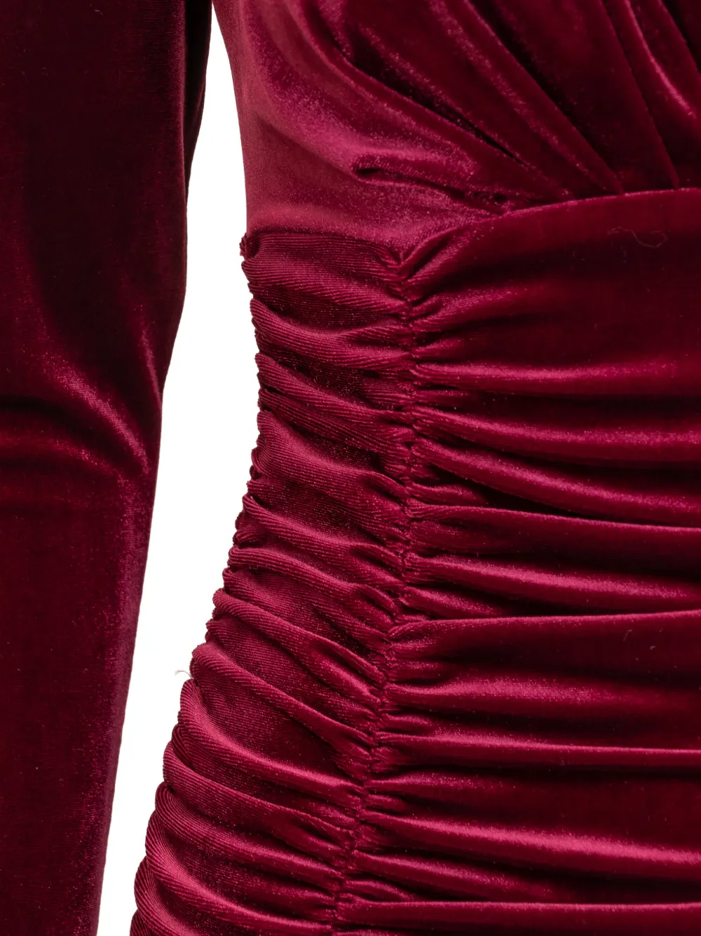 ACTUALEE Abito jurk met ruches Rood