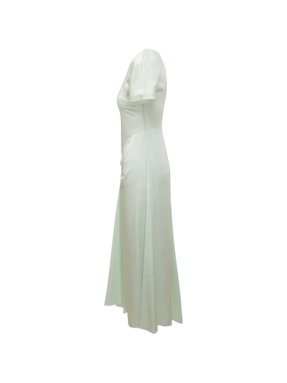Victoria Beckham Bela gesmockte midi-jurk Groen