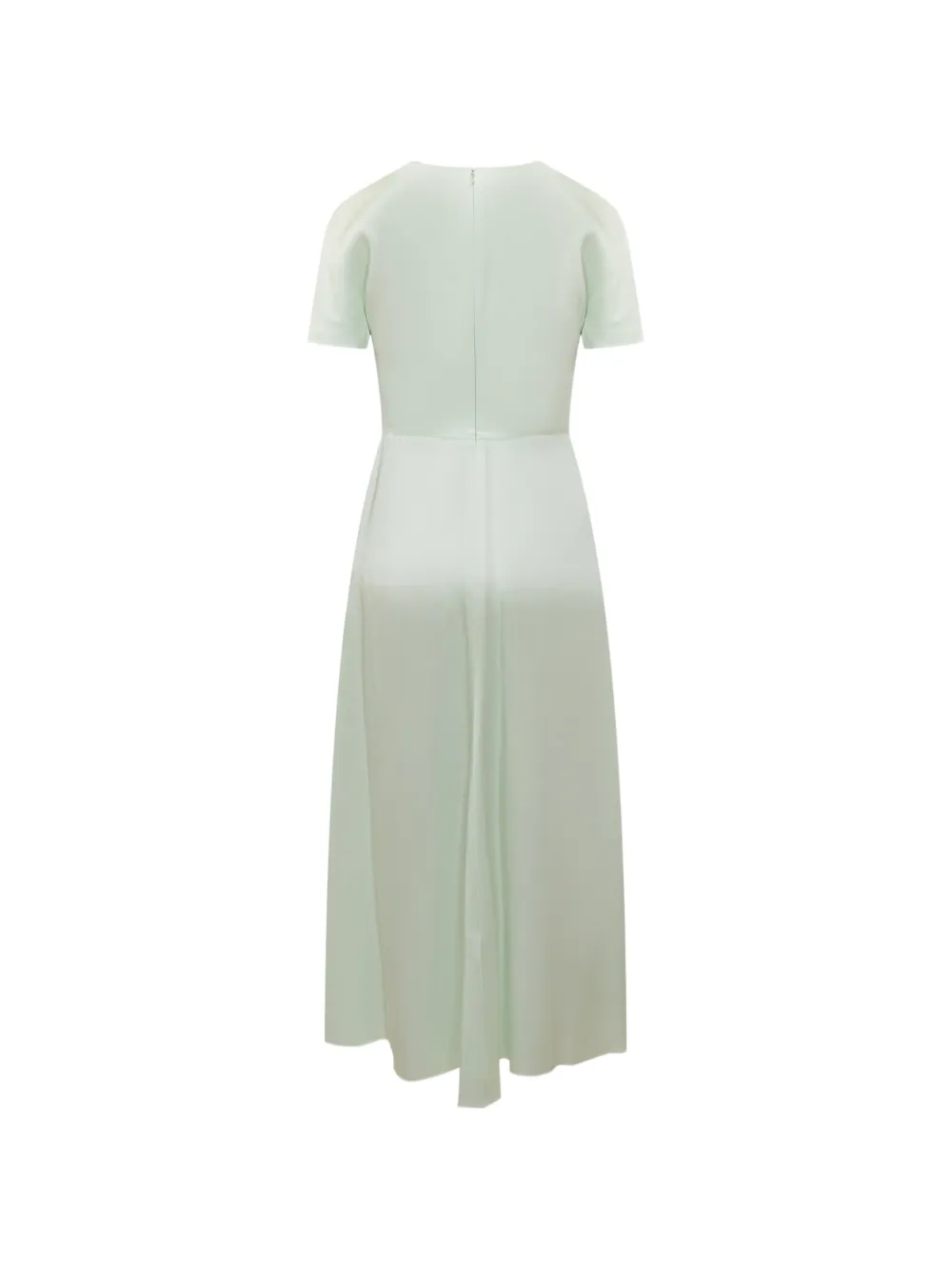 Victoria Beckham Bela gathered midi dress - Groen