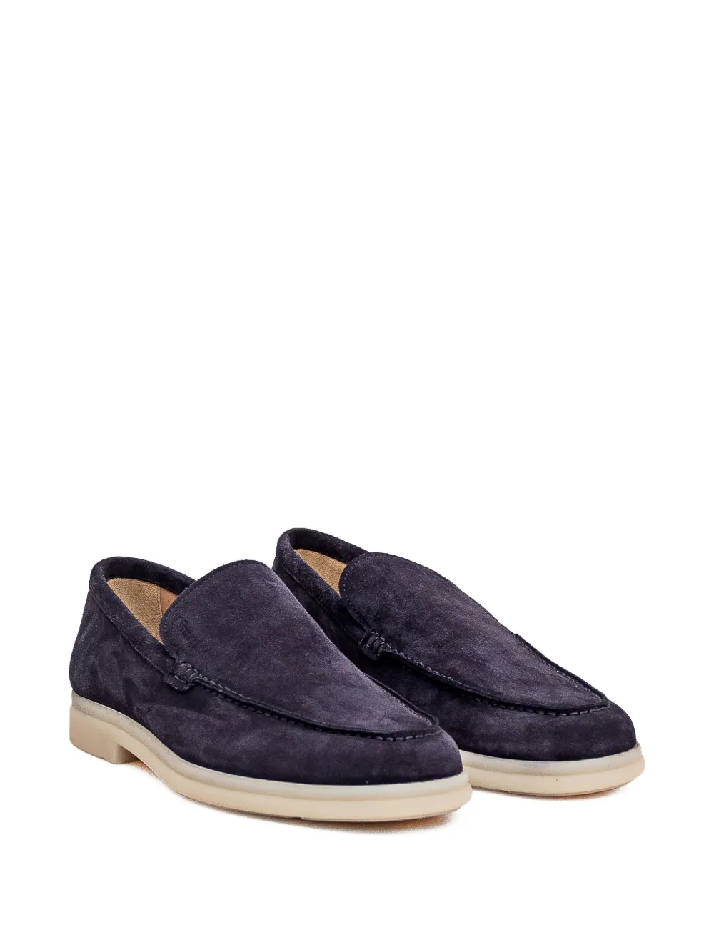 Church's Leren loafers met stiksel Blauw