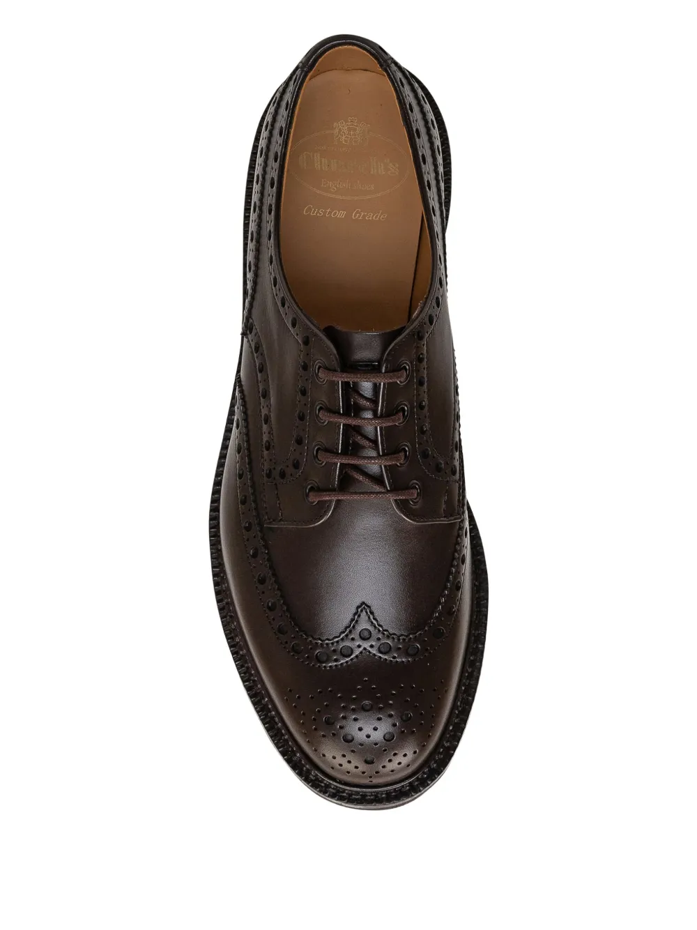 Church's Horsham Brogue loafers met gestapelde hak Bruin